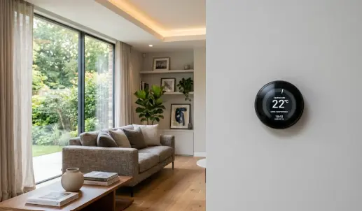 Sistema de climatización domótica en vivienda en Pamplona